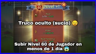 Lords Mobile – Subir Nivel 60 de Jugador en menos de 1 día 😱 – Truco oculto (sucio) 😏