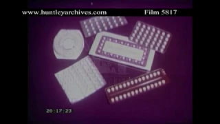 Techniques and methods of contraception 1960's.  Archive film 5817