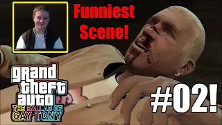Luis Knocks Evan Out For Being Annoying, Funniest Scene-  GTA TBOGT Part 2
