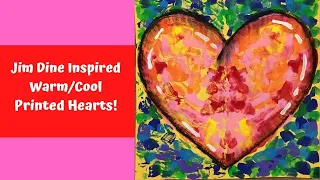 Jim Dine Warm/Cool Heart Prints!