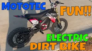 MotoTec Electric-Bicycles MotoTec 48v Pro Electric Dirt Bike 1500w - Review & Demo