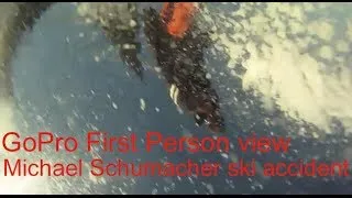 HD Gopro Michael Schumacher ski accident first person view EXCLUSIVE skiiing