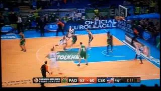 ΠΑΝΑΘΗΝΑΙΚΟΣ-ΤΣΣΚΑ 73-72 [23/4/2014 Euroleague