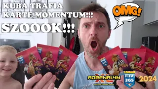 JESTEM W SZOKU! KUBUŚ TRAFIA KARTE MOMENTUM ZOBACZCIE KOGO! FIFA 365 2024 ADRENALYN XL ALE JAZDAAAA!