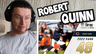 Rugby Player Reacts to ROBERT QUINN (Chicago Bears, DE) #48 NFL Top 100 Players in 2022