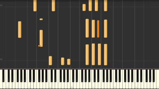 Satin Doll - jazz piano solo Synthesia tutorial