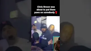 Chris Brown gets into a HEATED altercation at the club!!!