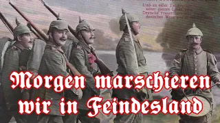 Morgen marschieren wir in Feindesland - Soldatenlied/German Soldier Song + English translation