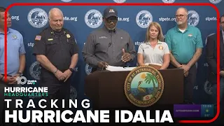 St. Pete mayor, city leaders give update on Hurricane Idalia