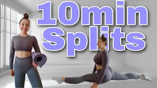 GET YOUR SPLITS - stretching, flexibility, 10min - no equipment - for beginners and advanced