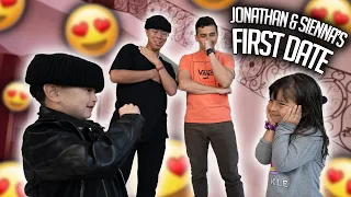I PUT MY LITTLE BROTHER ON HIS FIRST DATE! **Jonathan & Sienna Finally Meet**