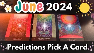 PICK A CARD 🔮🎉 June 2024 PREDICTIONS 🎨🏖️🚘🎯