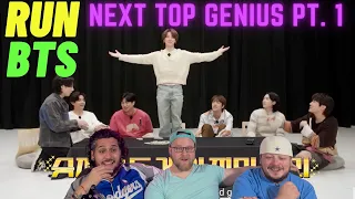 Run BTS! 2023 Special Episode - Next Top Genius Part 1 REACTION