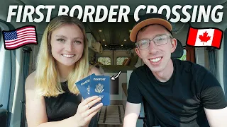 WE DROVE TO CANADA | Van Life Border Crossing