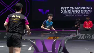 Impressive reaction speed by Lin Yun-Ju against Ma Long