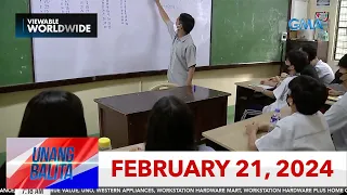 Unang Balita sa Unang Hirit: FEBRUARY 21, 2024 [HD]