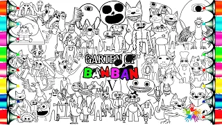 Garten Of Banban 5 Coloring Pages MIX / How To Color All Garten Of Banban 5 characters / NCS Music