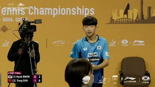 2023 Asian Youth Table Tennis Championships. Sun Yang - Kwon Hyuk