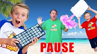 Pause Remote Challenge in Hawaii! (Sneaky Jokes on Mom and Dad)