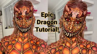 DRAGON makeup tutorial! ...WOW.