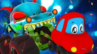 Lost in Space | Little Red Car | Haunted House Monster truck | HHMT