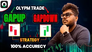 Olymp Trade Best GAP UP / GAP DOWN Strategy | 100% Winning Accuracy | Live Trading On Olymp Trade.