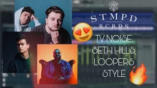 🥵🔥PROFESSIONAL STMPD RCRDS STYLE PROJECT|TV Noise, Seth Hills, Loopers Style| FL Studio 12 (+FLP)