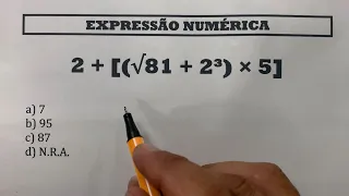 Expressão Numérica - Matemática Básica