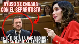 Los COJ***ES de AYUSO al ENCARARSE a PERE ARAGONÉS🔥¡¡Y ATREVERSE A SOLTARLE ESTO ANTE EL SENADO!!🔥