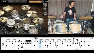 Hard To Handle  The Black  Crowes Drum Cover + Score