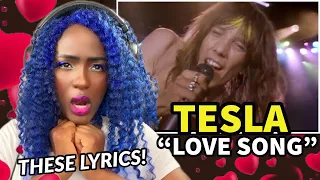 HEARTFELT!! TESLA - “LOVE SONG” | SINGER FIRST TIME REACTION