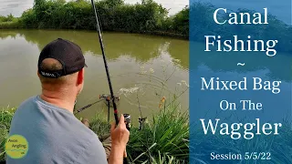 Canal Float Fishing On The Waggler - Lovely Mixed Bag - Big Rudd & Silver Bream - 5/5/22 (Video 319)