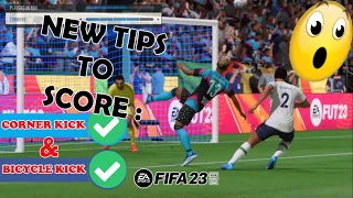 TIPS TO SCORING A CORNER KICK & BICYCLE KICK IN FIFA 23 #PART2