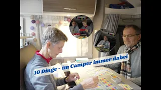 10 Dinge, die wir im Camper immer dabei haben