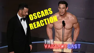 John Cena Shows Up Naked to Present Best Costume | 96th Oscars - The Variant Cast Reacts