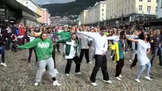 Michael Jackson flash-mob in Bergen.