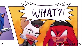 TRICKY QUESTION FOR KNUCKLES AND ROUGE (Sonic Prime Comic Dub)