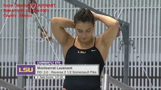 Montserat LAVENANT (MEX) | Women's Diving | 3m Springboard Diving Final