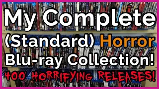 COLLECTION TOUR: My Complete Horror Movie Collection (Standard Blu-ray Releases) | Over 400 Releases