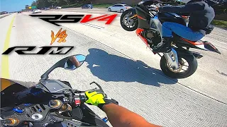 Yamaha R1M vs Aprilia RSV4