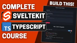 SvelteKit and TypeScript Course - Build A Type-Safe SvelteKit 1.0 App