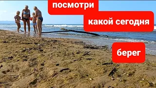 Анапа Сегодня Берег В Палках / Витязево 2023