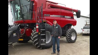 Machinery Pete TV Show - 15 Year Old CaseIH Combine Sells Strong on Indiana Farm Auction