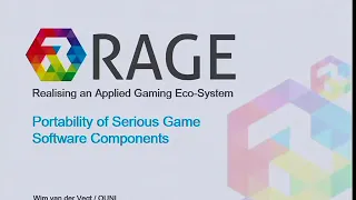 IEEE CoG 2019 - Day 3 - Session: Serious Games