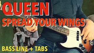 Queen - Spread Your Wings /// BASS LINE [Play Along Tabs]