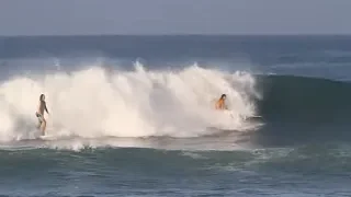 This Guy Decided To Drop In On Another Surfer But Karma Got Him Fast!