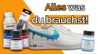 DAS brauchst du zum SCHUHE BEMALEN | Custom Sneaker DIY