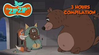 Zip Zip *No place like home* 3 hours Season 1 - COMPILATION - Cartoon for kids