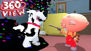 Family Guy FNF 360° Rooten Family Animation Stewie vs Brian.