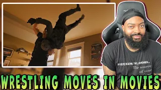 ROSS REACTS TO 20 WRESTLERS HITTING THEIR SIGNATURE MOVES IN MOVIES